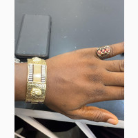 18k Pure Gold Versace Bangles
