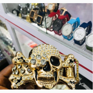 Skull Head Belt Accessory