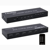 HDMI Matrix 2 in 4 Out HDMI Splitter Switcher