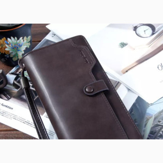 Men#039;s Wallet Leather Genuine Men#039;s Long Bag Two Compartments