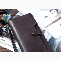 Men#039;s Wallet Leather Genuine Men#039;s Long Bag Two Compartments