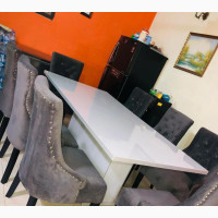 Dinning Set: 6 Chairs + Table