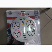 P05 5way Power Extension 3 Way USB Ports