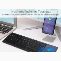 Wireless Bluetooth Ultra Slim Foldable Keyboard