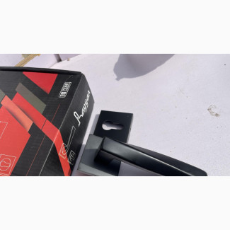 Heavy BLACK Security Separate Door Handle