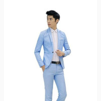 Sanwood Slim Fit One Botton Two-Pieces Suit