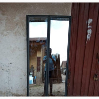 Frameless Aluminium Window With Burglary and Net
