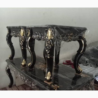 Home Interiors Center Table with 6 Side Stools