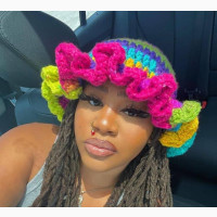 Crotchet Ruffle Hat