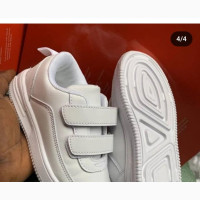 Kids White Stock Sneakers