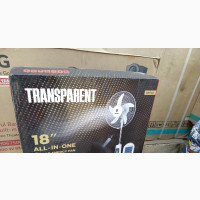 18 Inches Rechargeable Fan Transparent