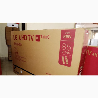 85 LG Smart TV with YouTube and Netflix - Brand New
