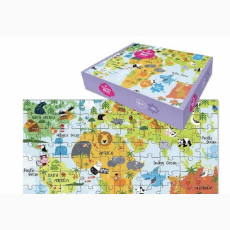 The Map Puzzle Games 180pcs
