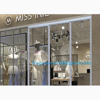 3mm Transparent Automatic Close Up PVC Strip Curtain Door