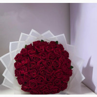 50 Artficial Roses Wrapped