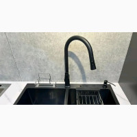 Double Bowl Black Anti Rust Quality Sink
