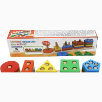Colorful Geometric Five Sets of Columns Ages 3