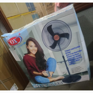 Capable Quality Ox18 Inches Nonrechargeable Standing Fan