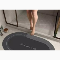 Medium Size Absorbent Bathroom Door Mat