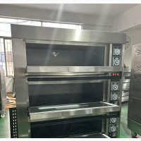 3deck 6tray Pure Stainless Steel Industrial Gas Oven
