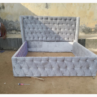 Gray Color 6by6ft Bed Frame