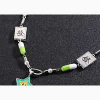 Stainless Steel Hip-Hop Star Pills Necklace - Unisex