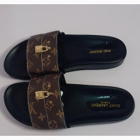 Stylish Brown Leather Slippers
