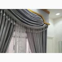 Embroidered Curtains and Rods for Sale