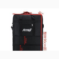 Collapsible Quality Leather Luggage Bag for Travellers