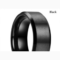Classic 8mm Black Tungsten Rings