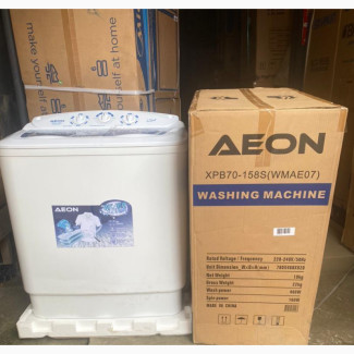 AEON 7kg Twin Tub Washing Machine - High Quality, Manual, Copper