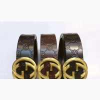 Gucci Black Leather Belts - High Quality and Brand New