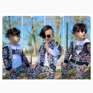 Turkey Brand 3in1 Designer#039;s Kids Joggers Set