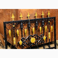 Wrought-Iron Fence Rail - Stylish and Durable