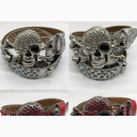 Skull Head Stone Belt