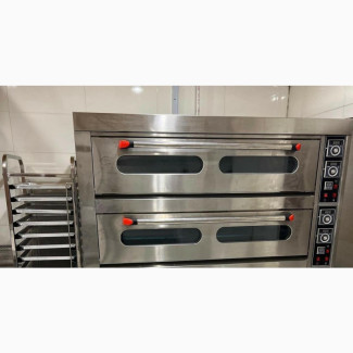 16 Trays Gas Deck Oven. 1 Bag Flour Capacity