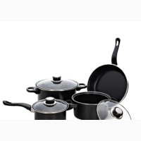 Dessini Regina Cookware Set - Black - 13pieces