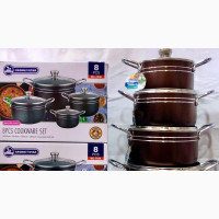 Master Chef 8pcs Cookware Set - Brand New