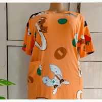 Stylish T-Shirt Gown Loungewear