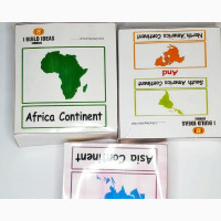 Flags and Names of Countries (Continents)