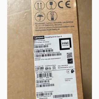 New Laptop Lenovo Thinkpad E15 16GB Intel Core I5 SSD 512GB
