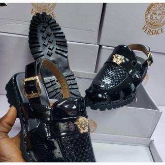 Versace Leather Sandals