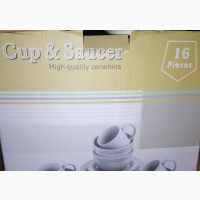 16-Pieces High Quality Ceramics Cup and Saucer