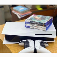 Playstation5 Console With 2 Controllers and 3 Games Disc