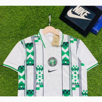 Nigeria Old Retro White Jersey