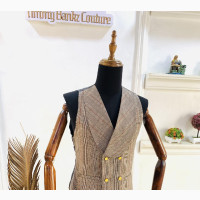 Stylish Double Breasted Men#039;s Waistcoat/Jacket