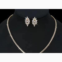 Ladies Necklace/ Jewelry Set High Quality Zirconia