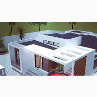 Buildidng Design Construction (Roofless or Hidden Roof )