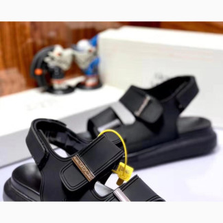 Stylish Men#039;s Leather Sandals - Available in Multiple Sizes