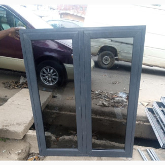 Aluminium Casement Window (Grey
